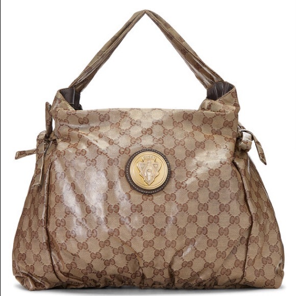 Gucci Original GG Crystal Hysteria Shoulder Hobo Bag Women’s Large